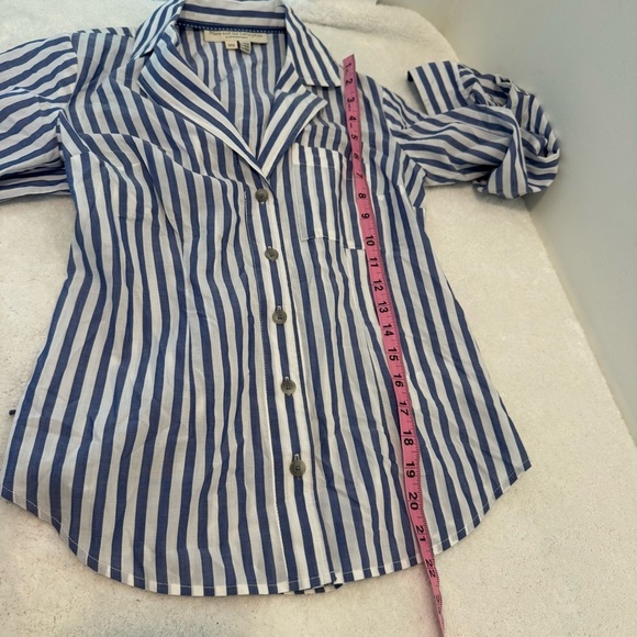 Anthropologie Pilcro and the letterpress women’s striped shirt size 00 - Picture 10 of 10